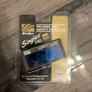 Arc one welding lens